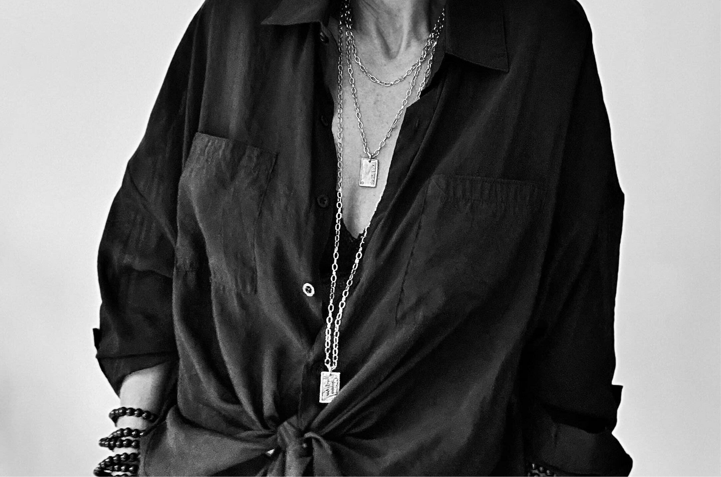 "My thoughts create my reality" Chain Necklace