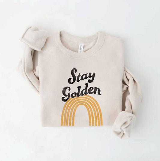 STAY GOLDEN Graphic Sweatshirt