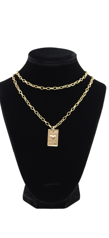 "My thoughts create my reality" Chain Necklace